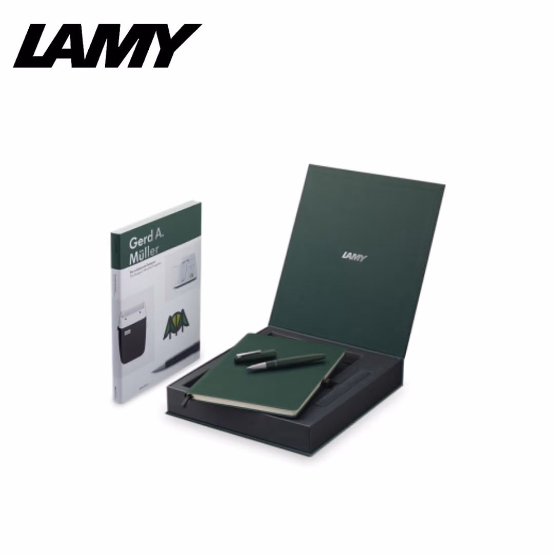 LAMY 2000 DOLMA KALEM FIBERGLASS 14K ALTIN PINE F UÇ VE DEFTER SETI 