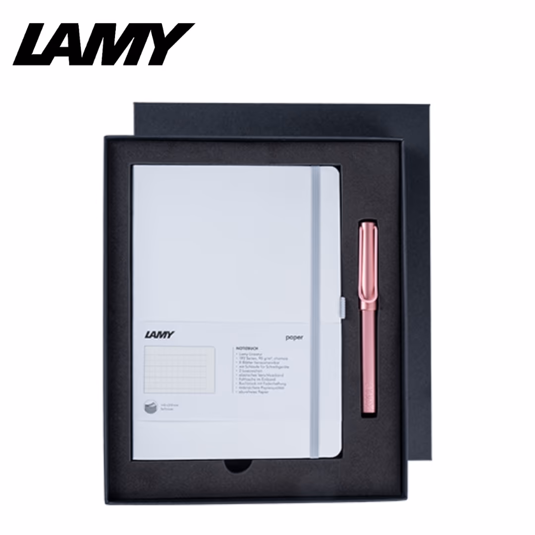 LAMY Beyaz Defterli Roller Kalem Seti 
