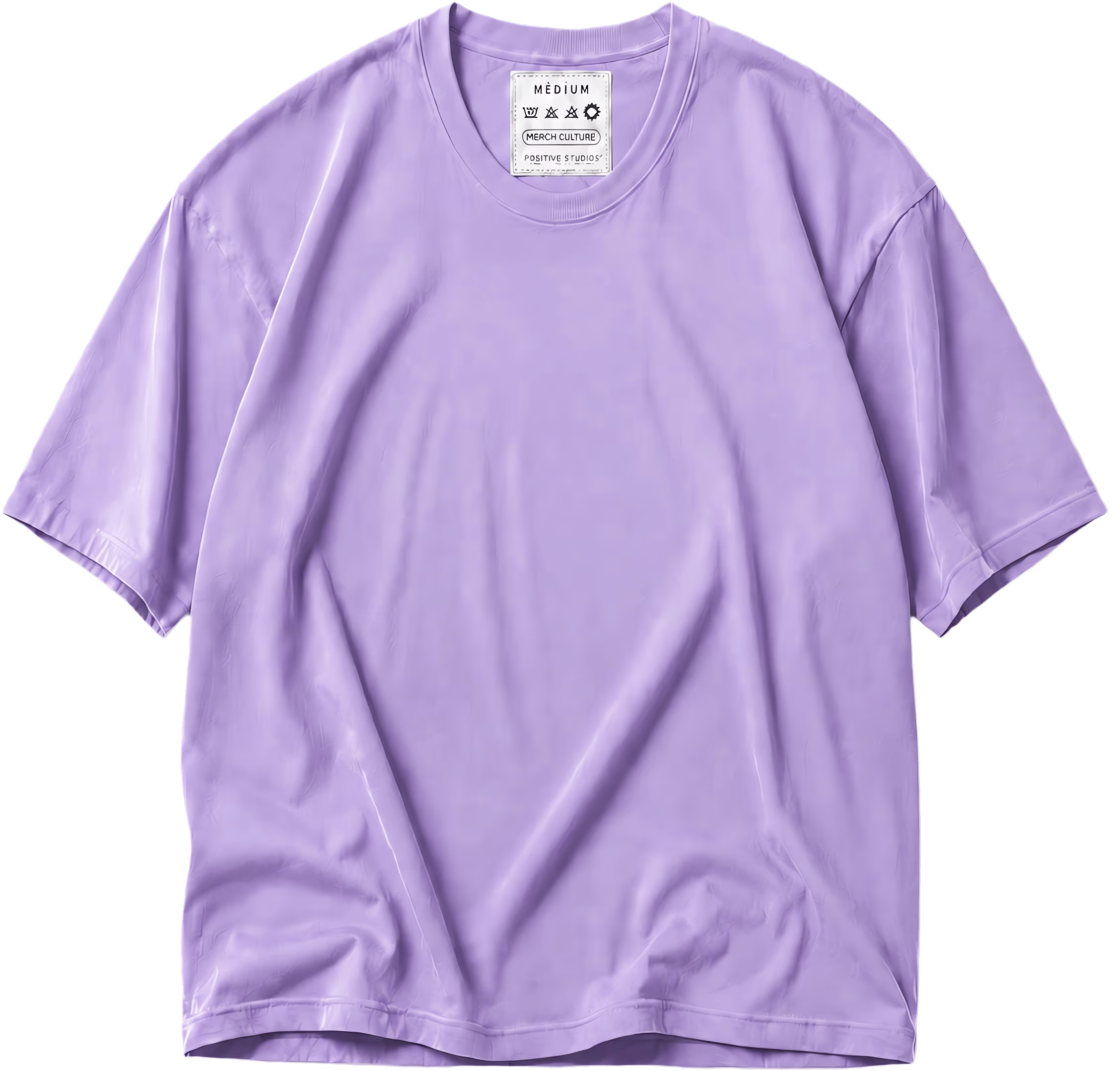 POSITIVE ORIGINALS Bisiklet Yaka T-Shirt / Oversize Kalıp
