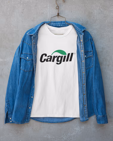 Cargill için Positive Studio merch üretimi