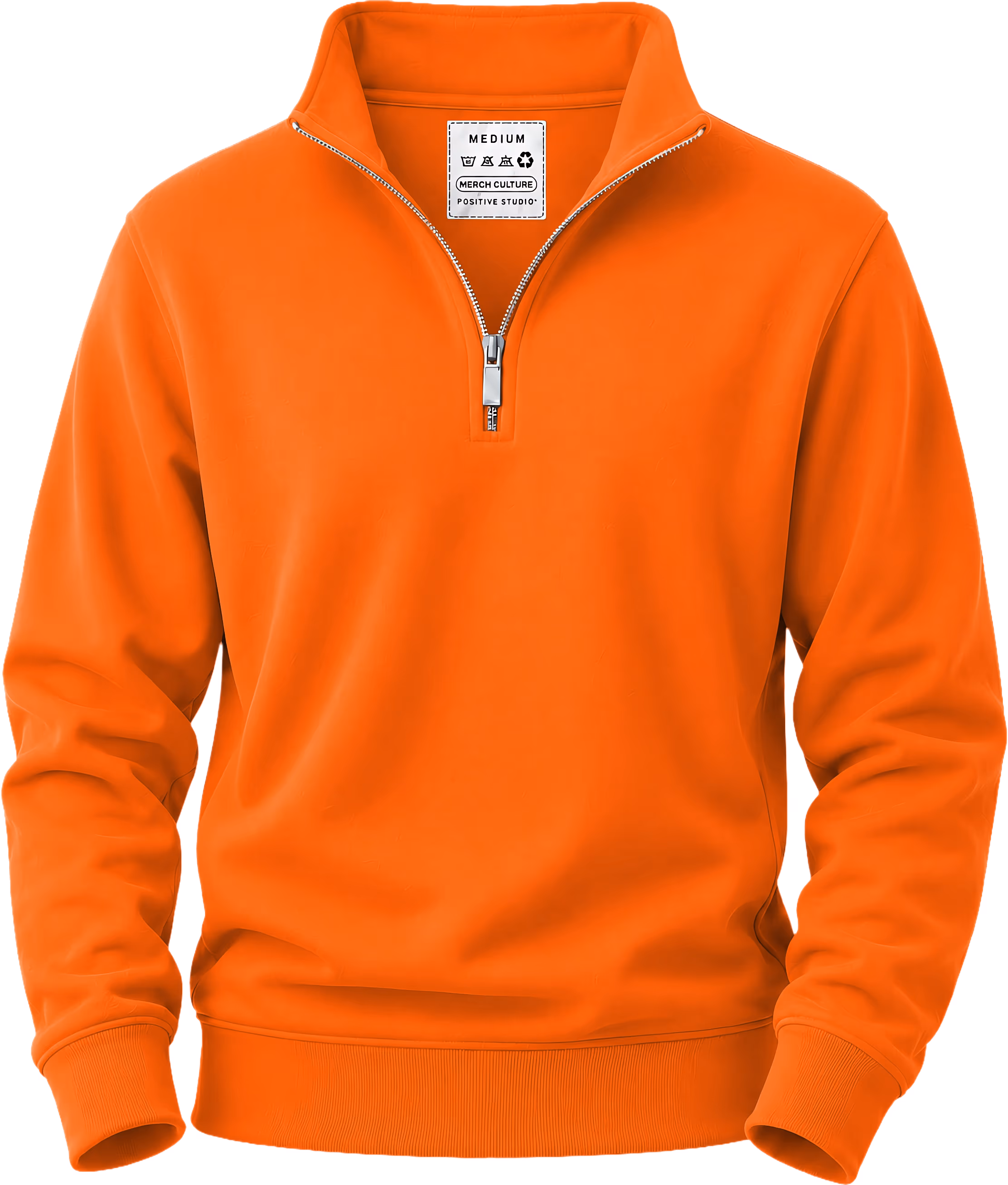 POSITIVE ORIGINALS Yarım Fermuarlı Sweatshirt / Regular Kalıp