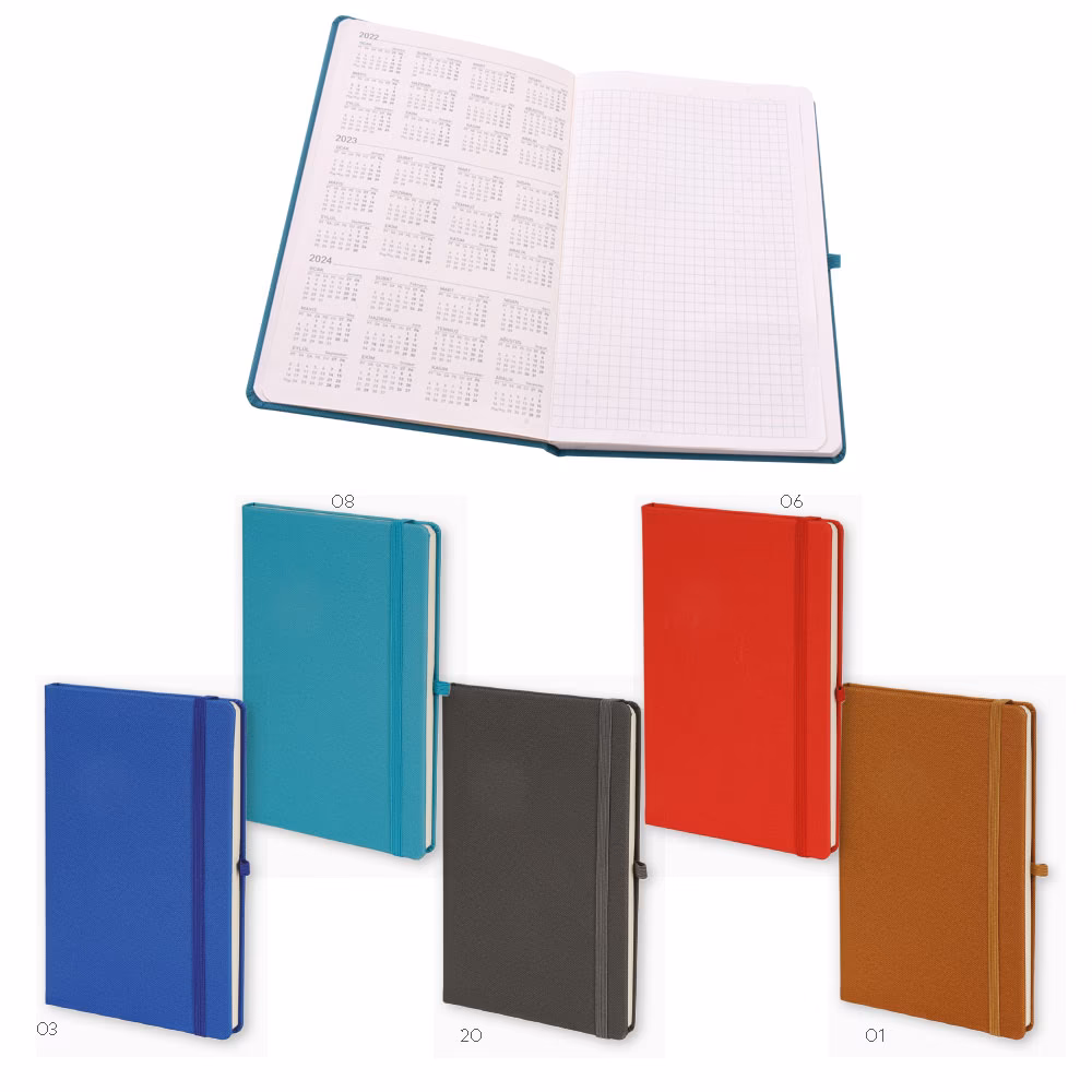 Termo Deri Kapak Kareli Defter