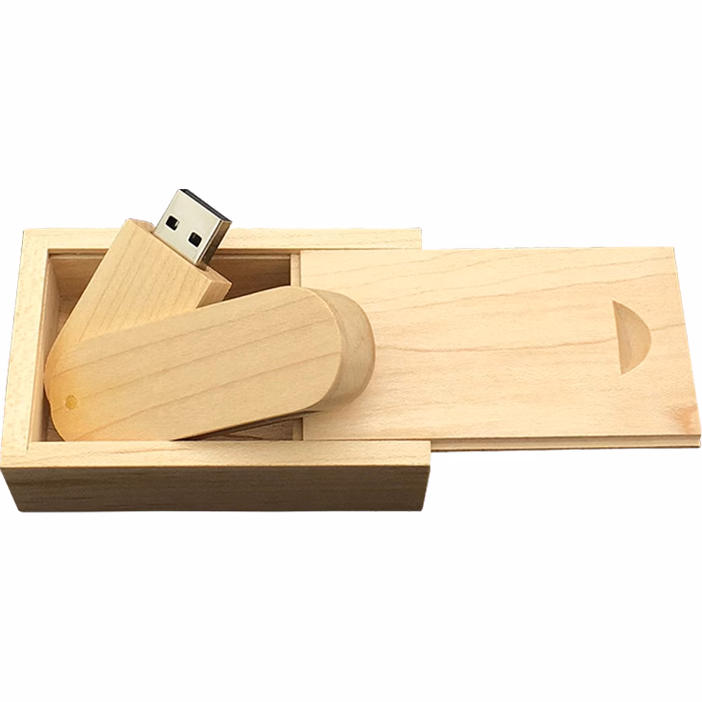 32 GB Ahşap USB Bellek - Ahşap / 32 GB
