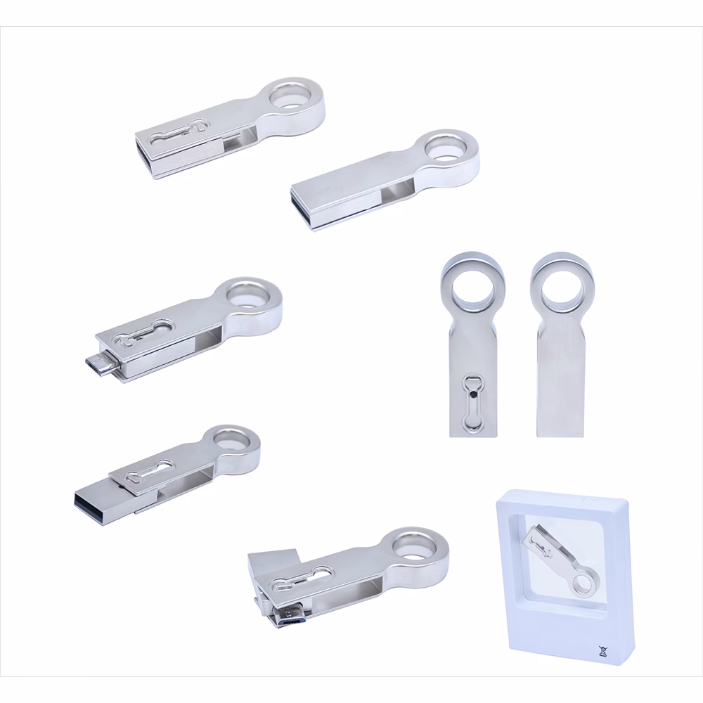32 GB Metal USB Bellek - Gümüş / 32 GB
