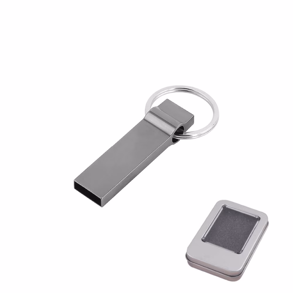 16 GB Metal Anahtarlık USB 3.0 Bellek - Gümüş / 16 GB