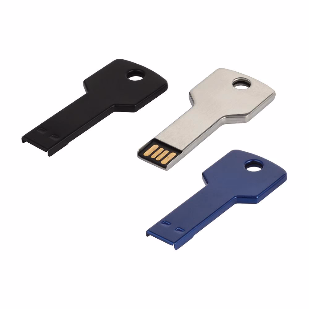 4 GB Metal Anahtar USB Bellek - Gümüş / 4 GB