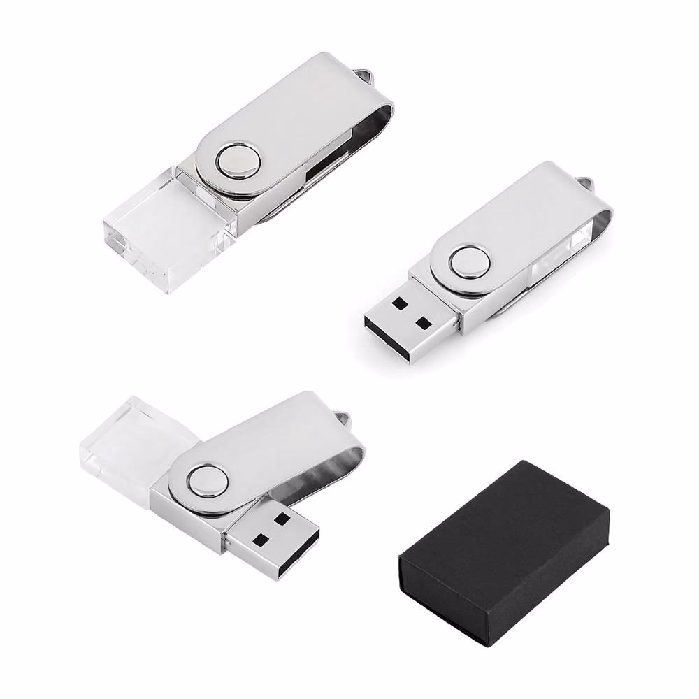 32 GB Kristal USB Bellek - Gümüş / 32 GB