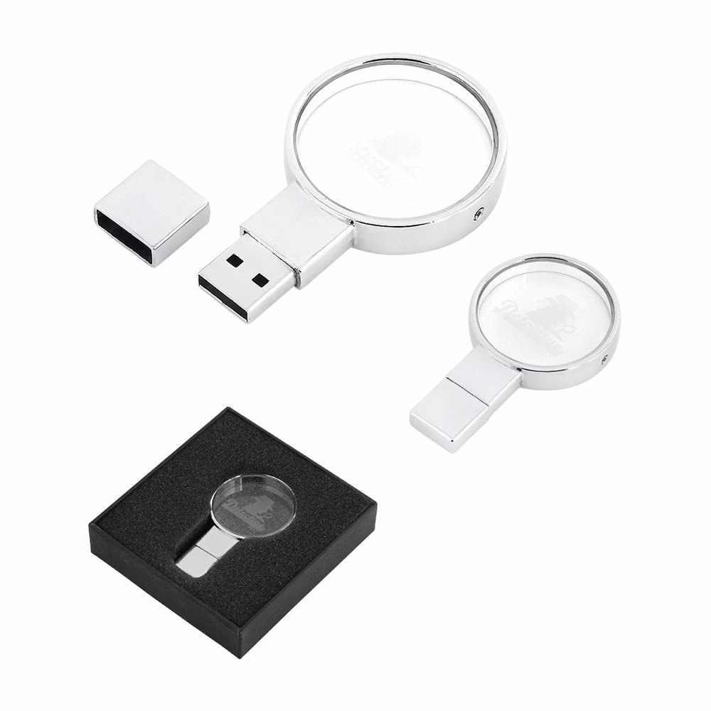 32 GB Kristal USB Bellek - Gümüş / 32 GB