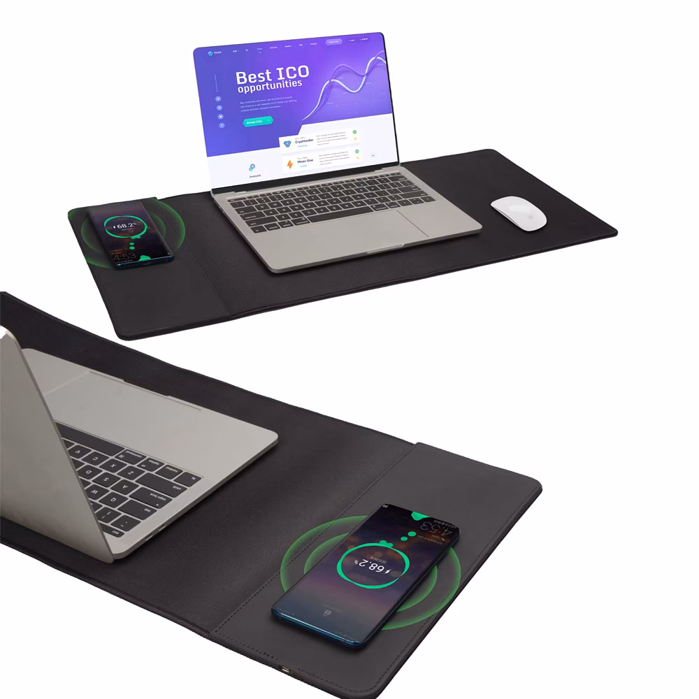 Wireless Mouse Pad - Siyah