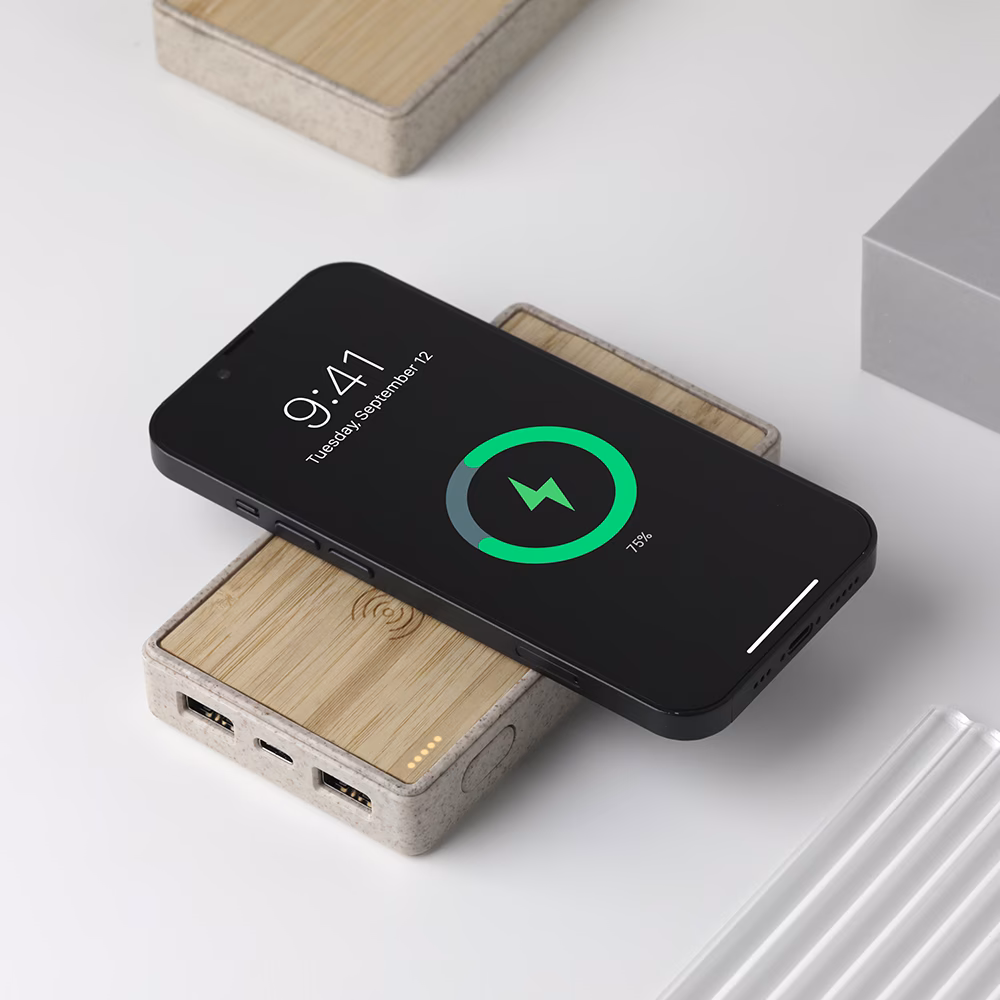 Powerbank 1000 mAh Bambu Wireless Mobil Şarj Cihazı - Bambu