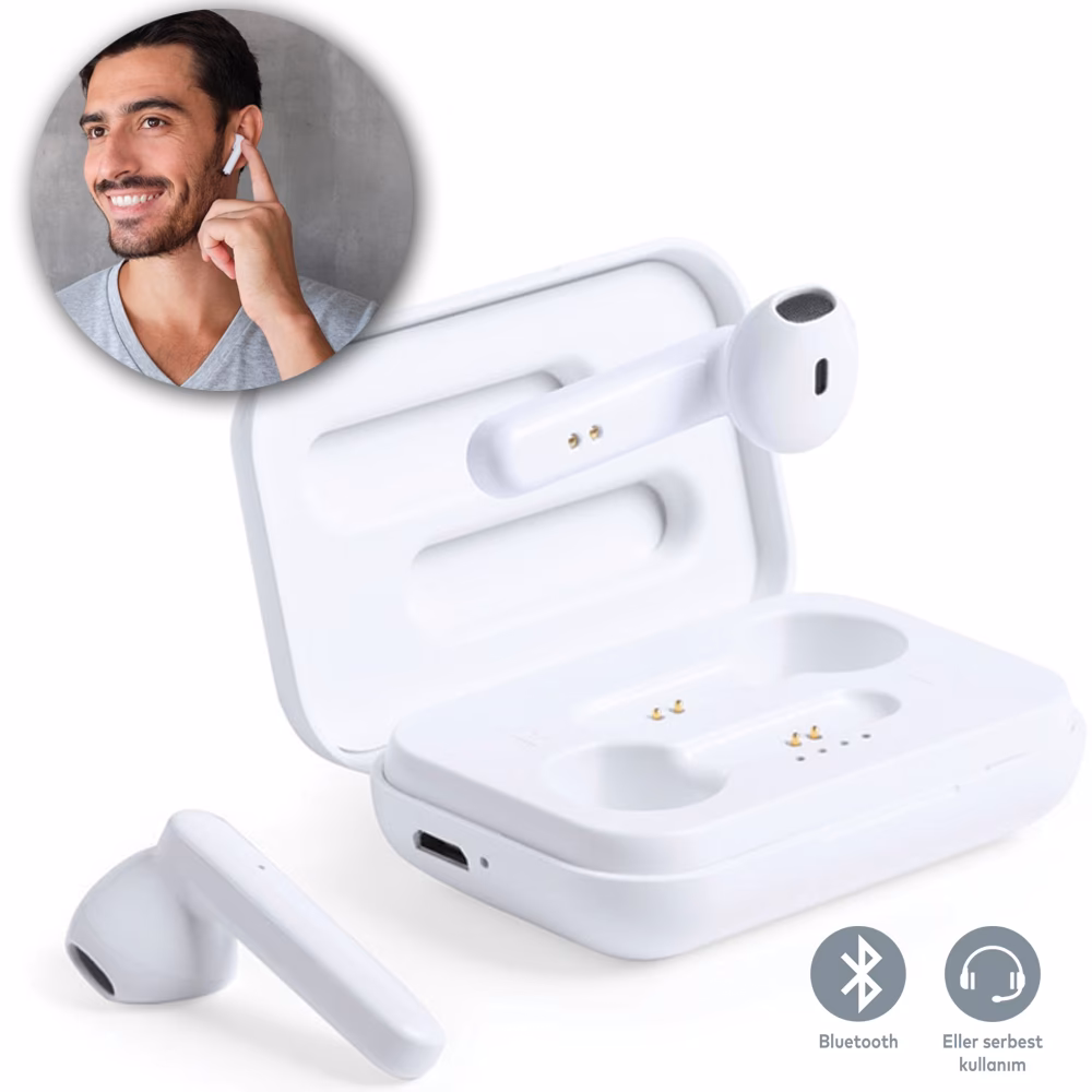 Bluetooth Kulaklık - Beyaz