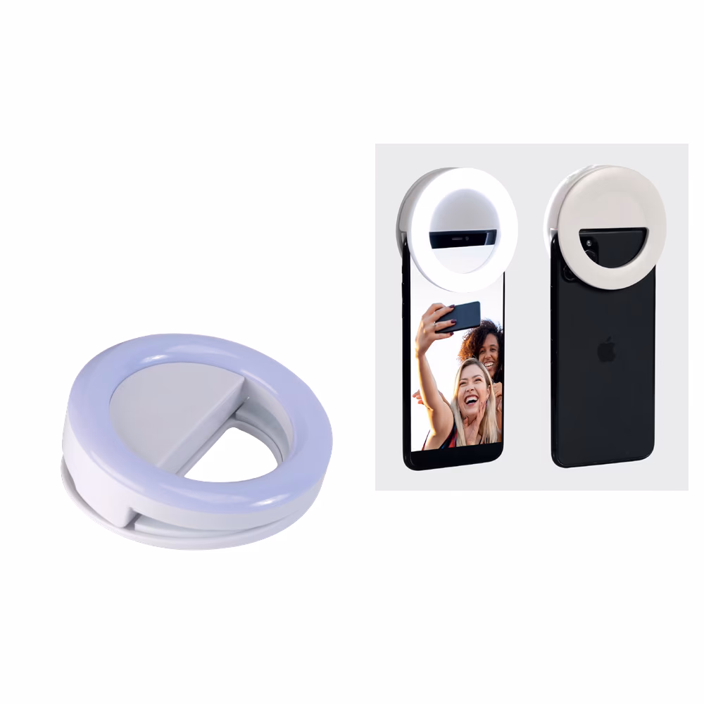 Klipsli Selfie LED Işık - Beyaz