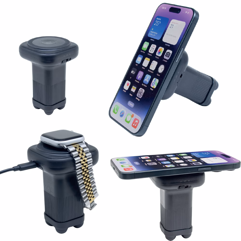 Powerbank ve Masaj aleti - Siyah