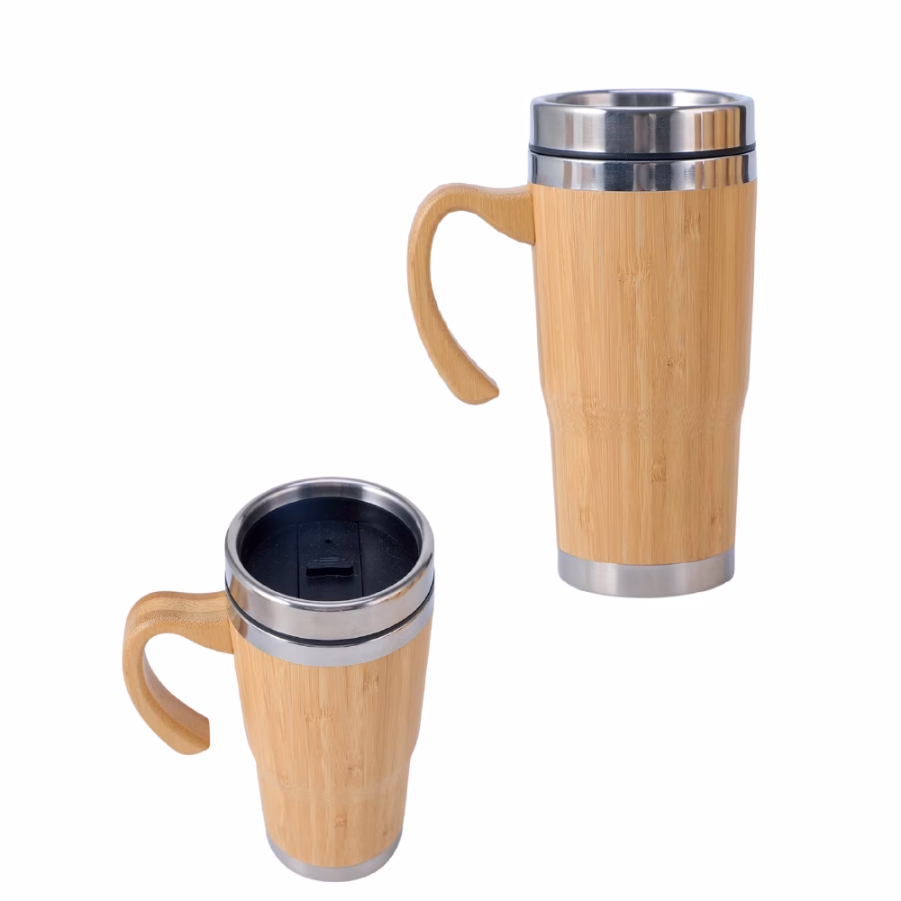 Bambu Termos Bardak 450 ml - Bambu / 450 ML