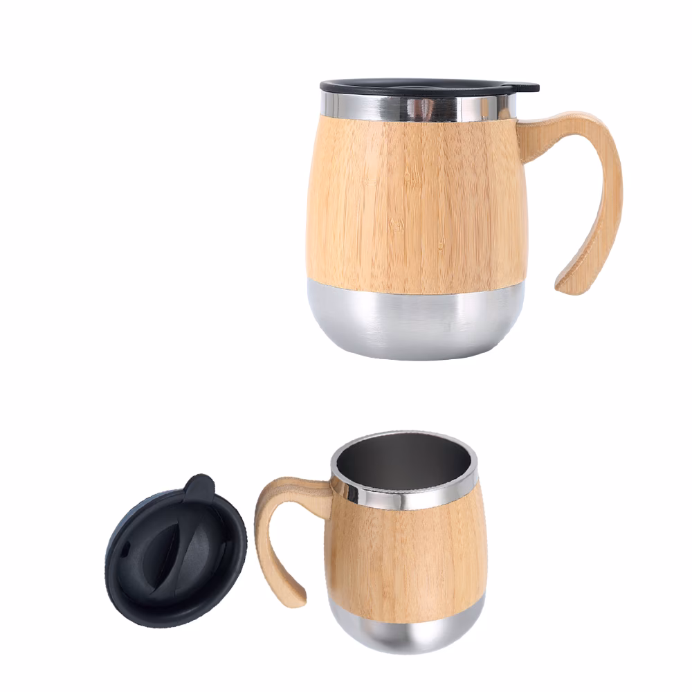 Bambu Termos Bardak 450 ml - Bambu / 450 ML