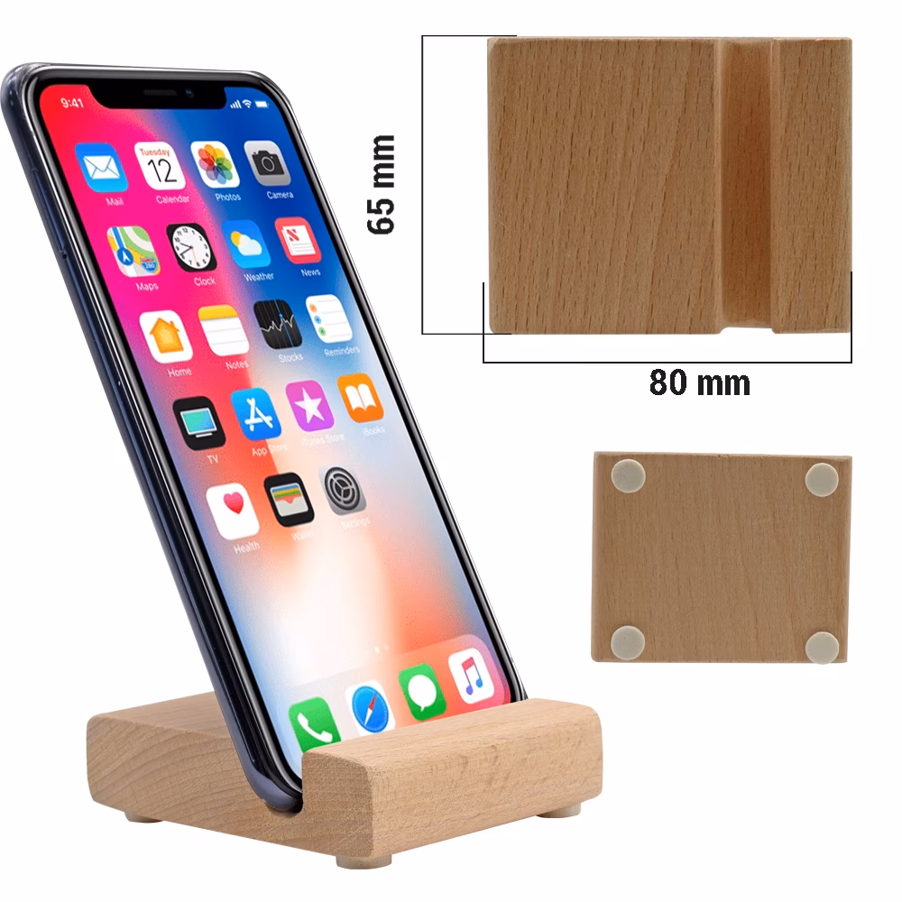 Ahşap Telefon Standı - Ahşap