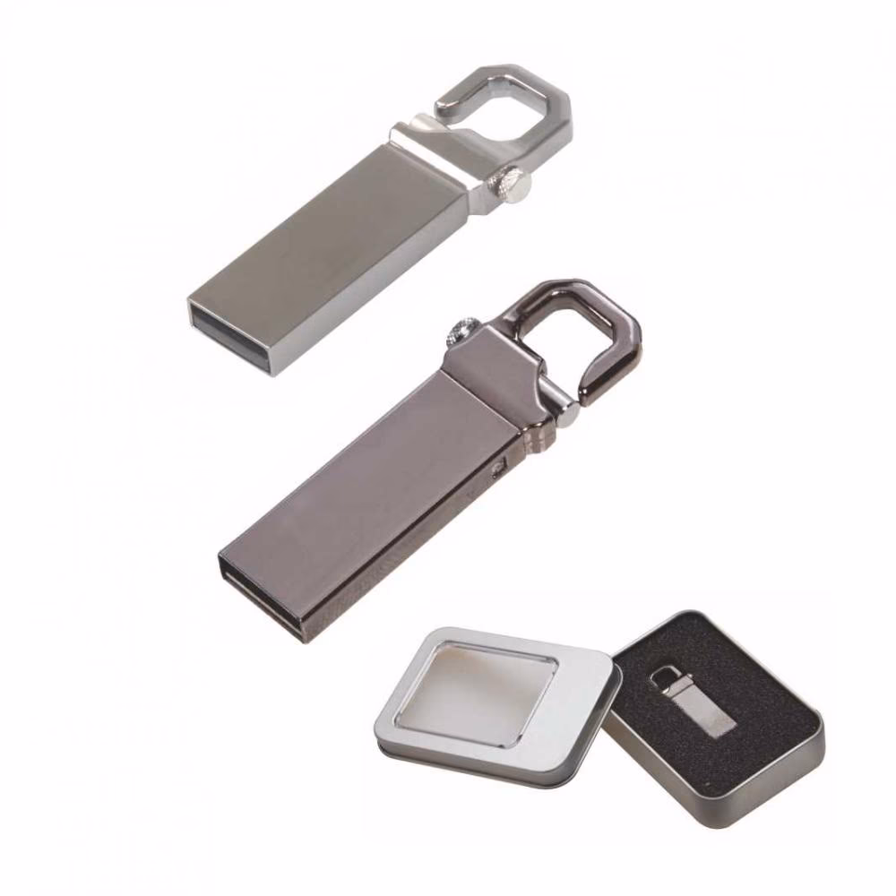 Metal Usb Bellek 32 GB - PARLAK FÜME