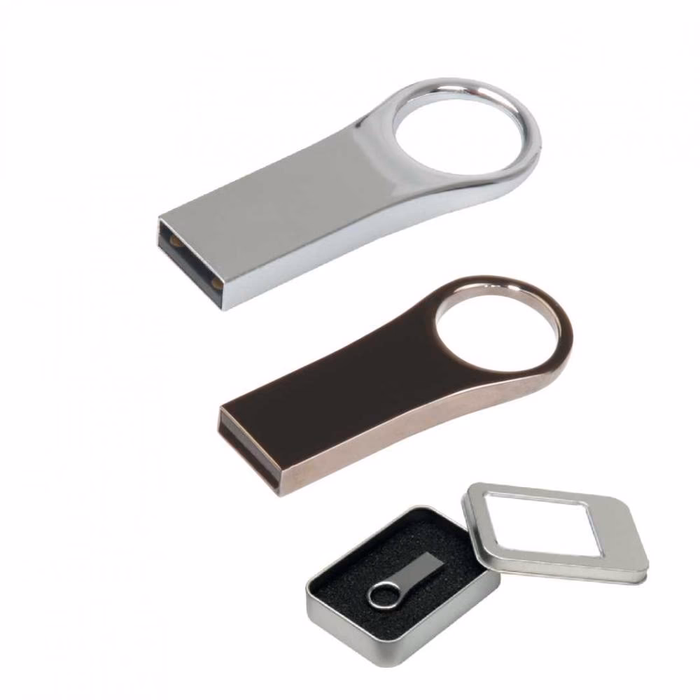 Metal Usb Bellek 16 GB - PARLAK FÜME