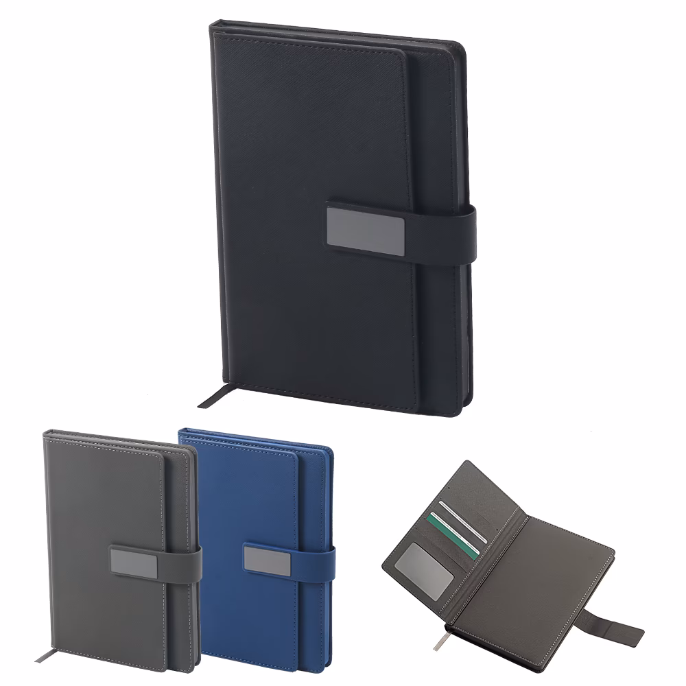 Termo Deri Tarihsiz Defter ( 15 x 21 cm ) - SİYAH