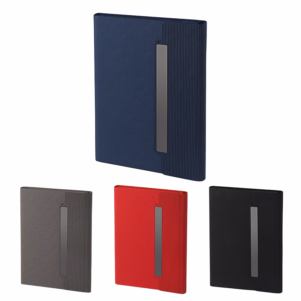 Termo Deri Kapak Tarihsiz Defter ( 14.5 x 21 cm ) - SİYAH