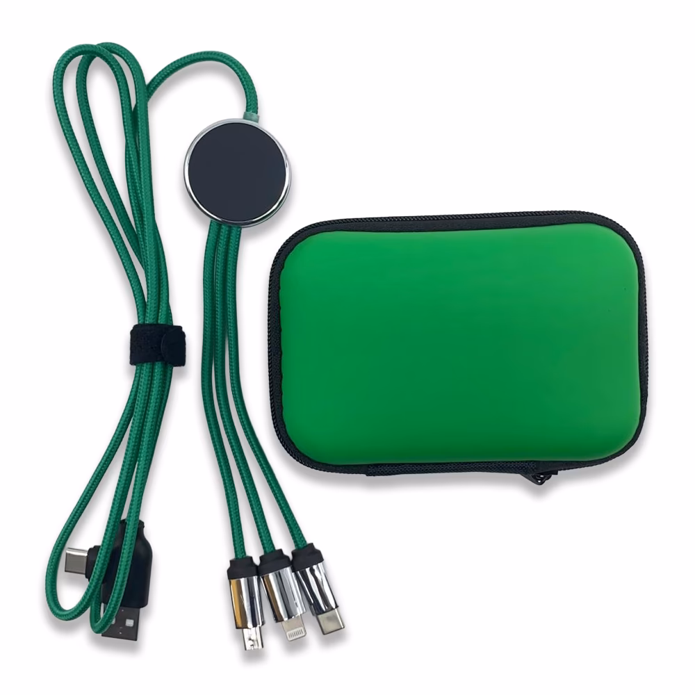 Işıklı Logo 60W Hızlı Type-C Uçlu Data Transferli Şarj Kablosu (Çantalı)