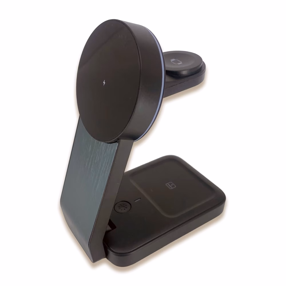 Kablosuz Şarj Standı (Telefon, Saat, Kulaklık)