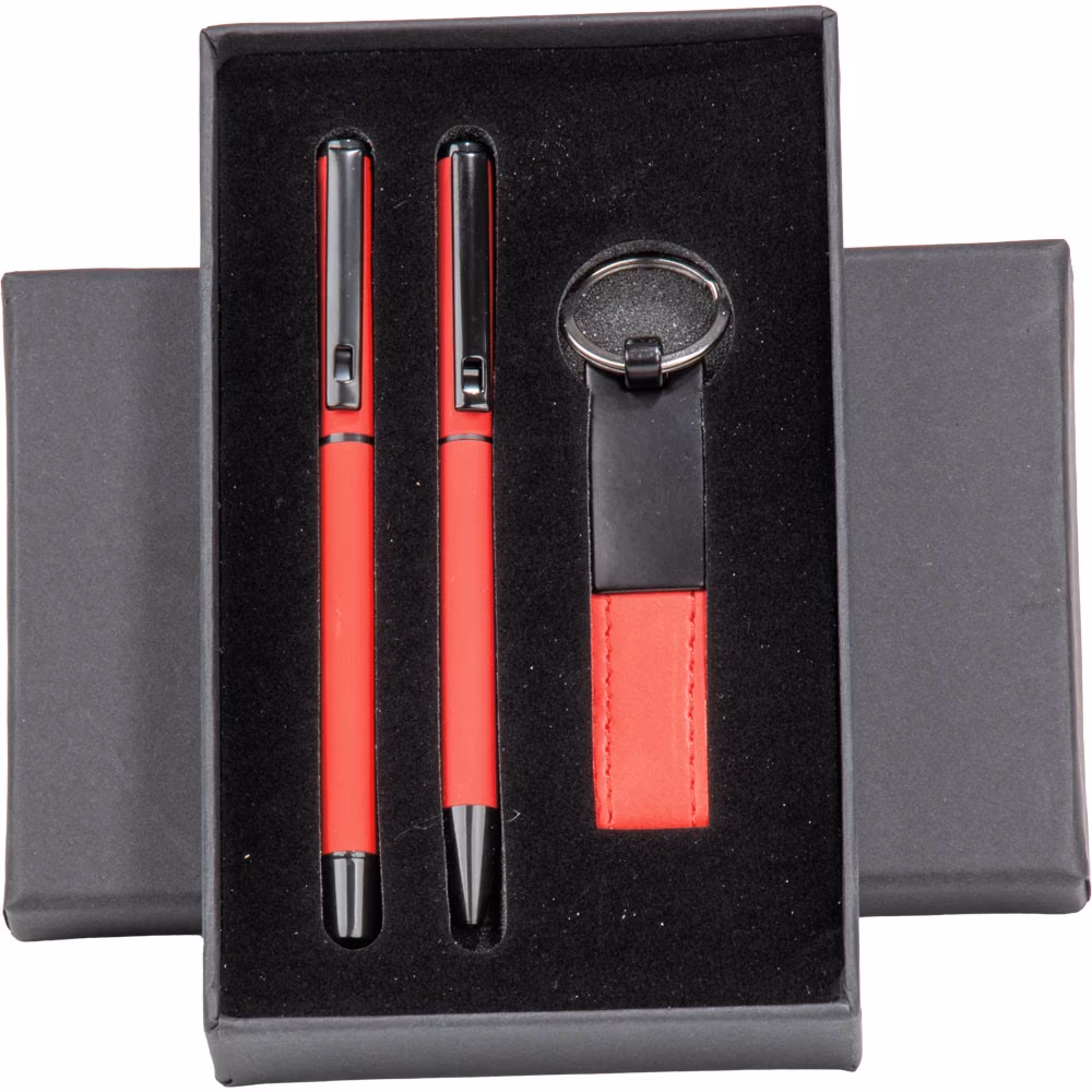 Hediyelik Set - Kırmızı / 17,5 x 11 x 3 cm