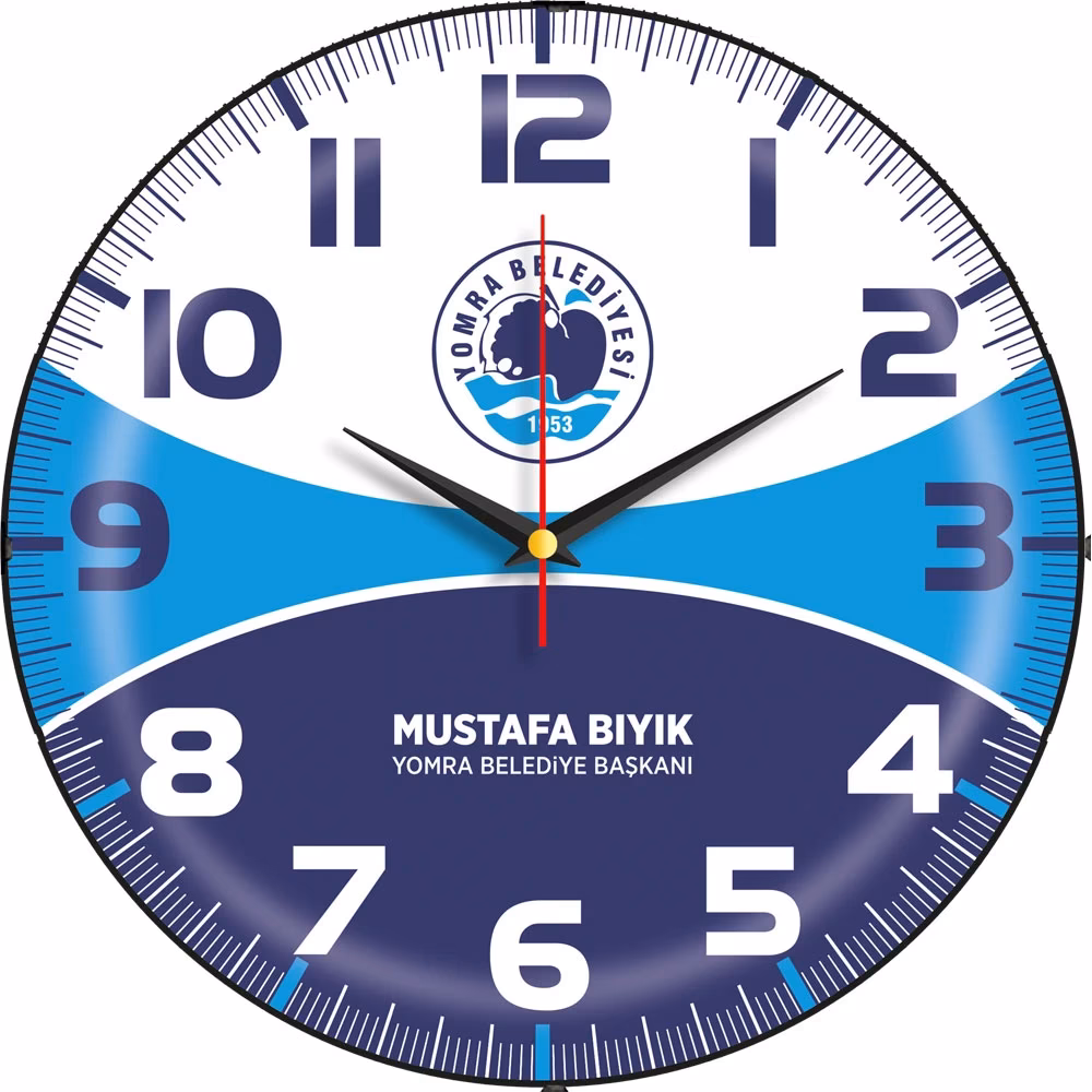 Bombe Cam Duvar Saati