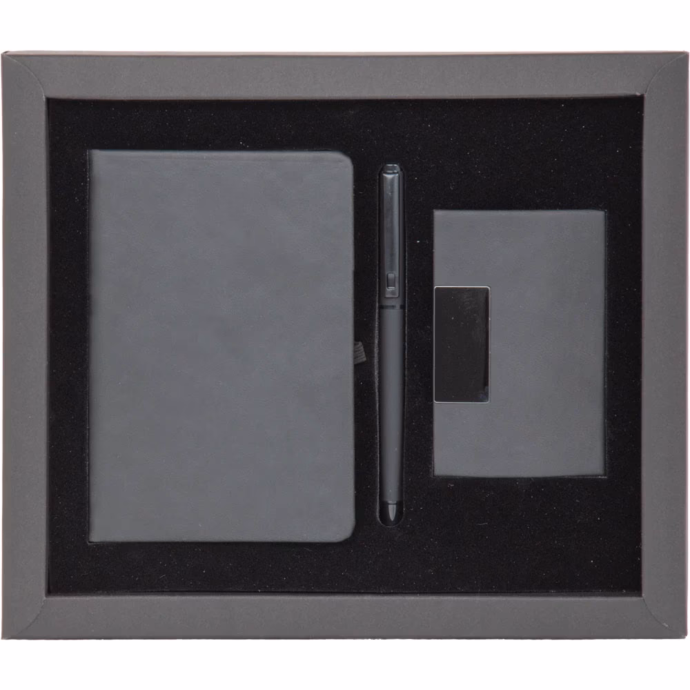 Hediyelik Set - Siyah / 24,7 x 21 x 2 cm