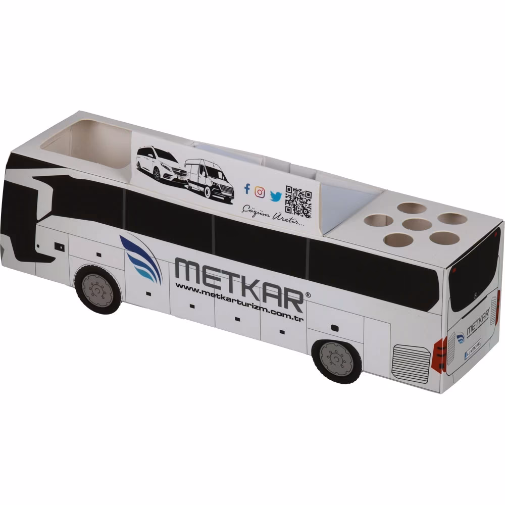 Otobüs Bloknot - 27 x 6,5 x 8,3 cm