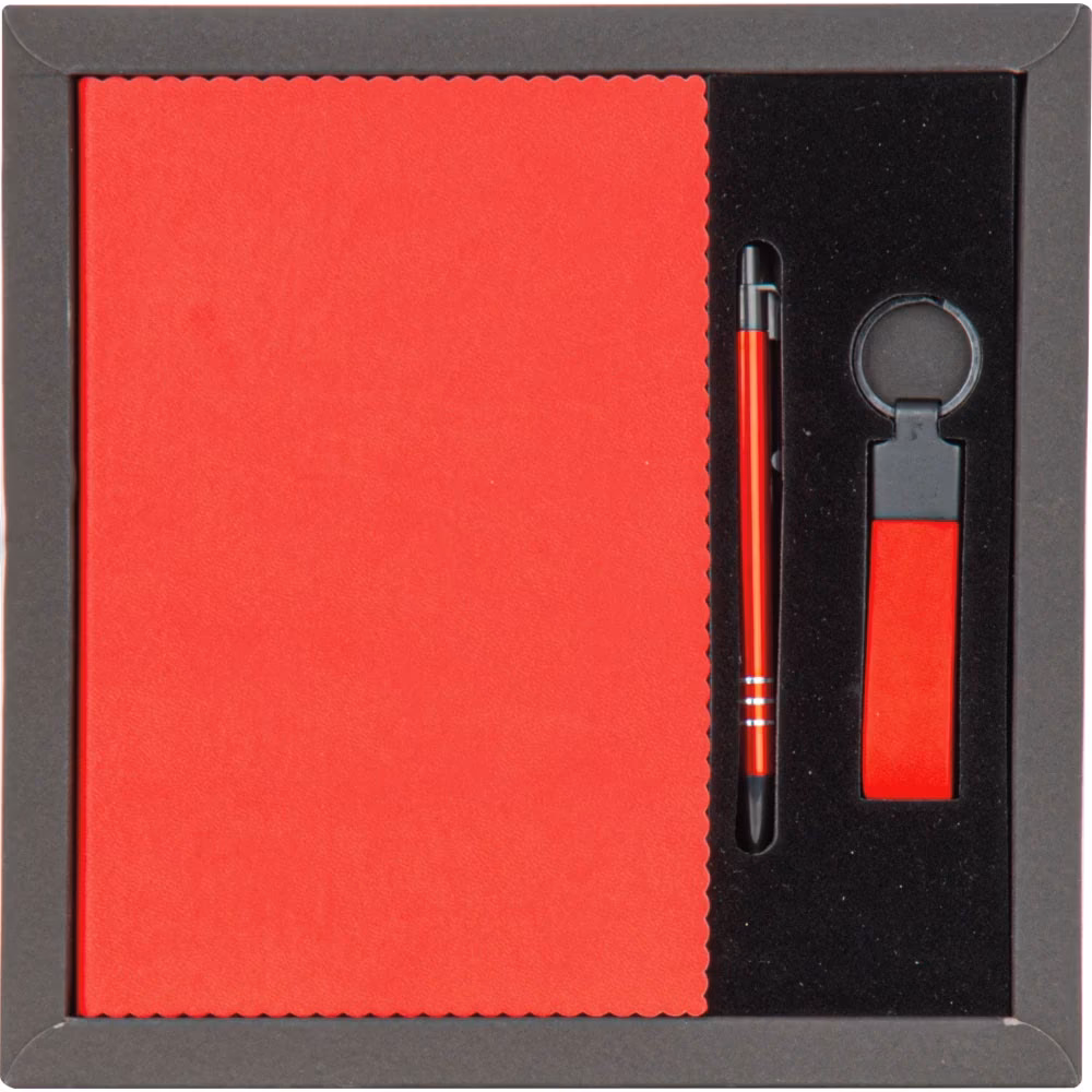Hediyelik Set - Kırmızı / 24,5 x 24,5 x 1,6 cm