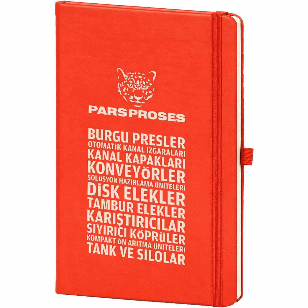 Tarihsiz Defter - Kırmızı / 13 x 21 cm