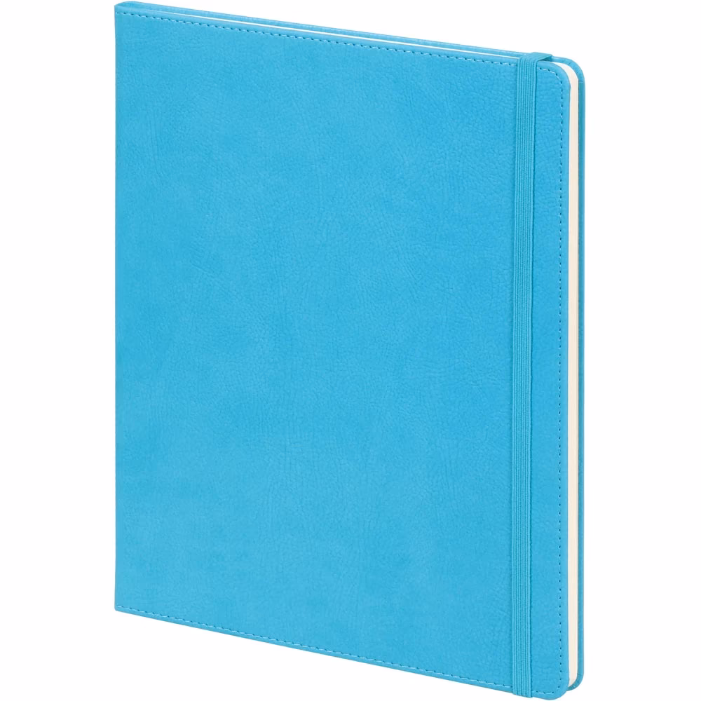 Tarihsiz Defter - Turkuaz Mavi / 19,5 x 25 cm