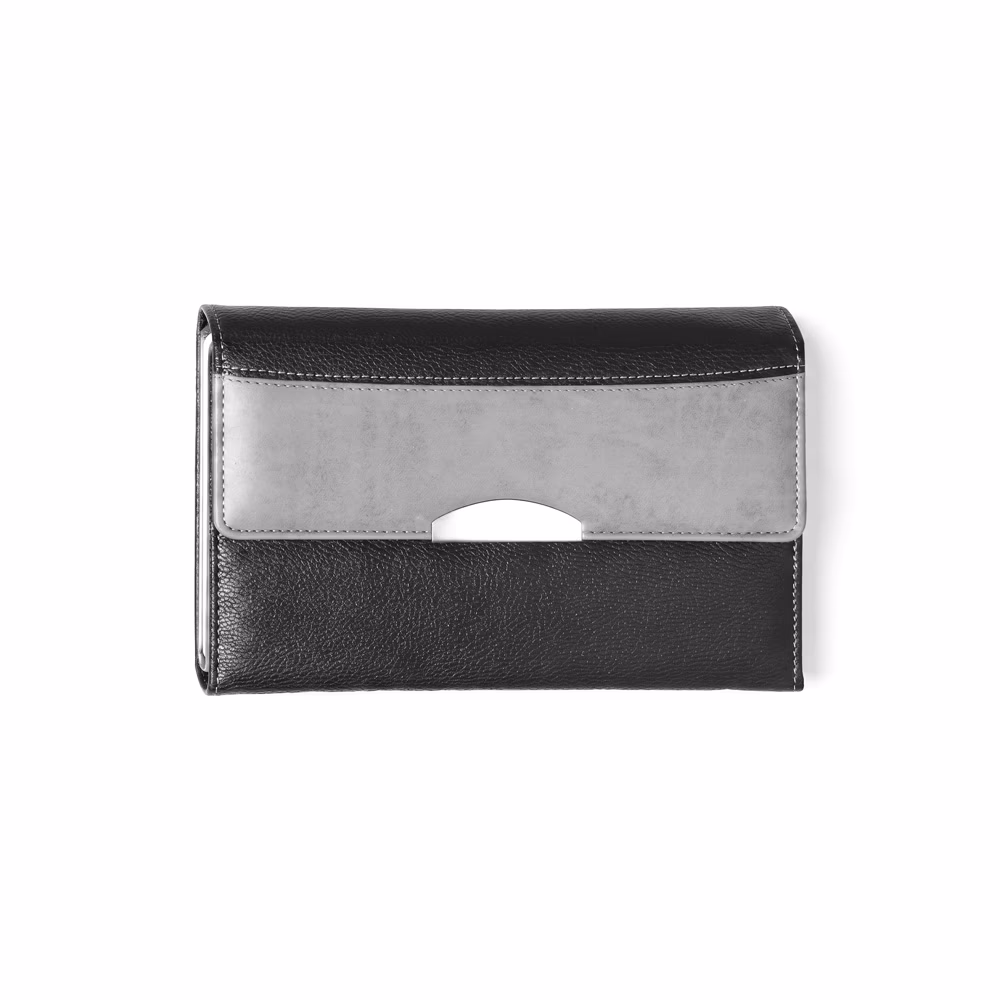 Kılıflı Defter - Gri / 14,5 x 24 cm