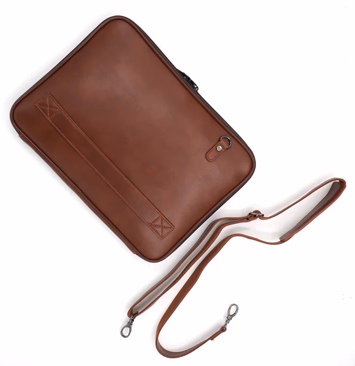 Vegan 13-14 inç Fermuarlı Askılı (MacBook) Organizer Çanta 
