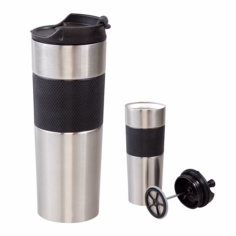5312 French Press Çelik Termos / 450 Ml