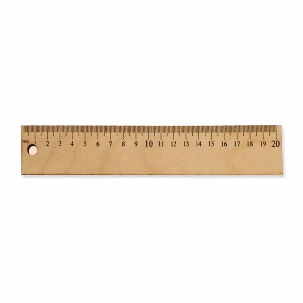 Ahşap Cetvel (20 Cm)