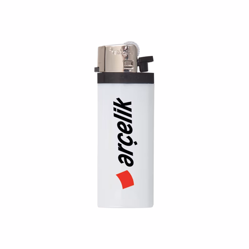 YMN-216 I-Lighter Mi̇di̇ Taşlı Si̇boplu Çakmak - Beyaz