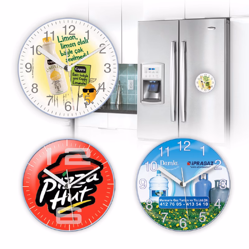 BS-118 Magnetli Buzdolabı Saati - Uni