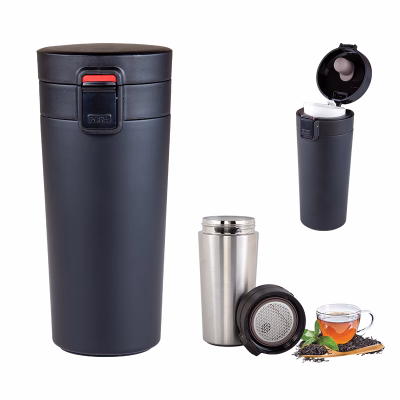 Çelik Termos / 350 ml - Siyah / 350 ML