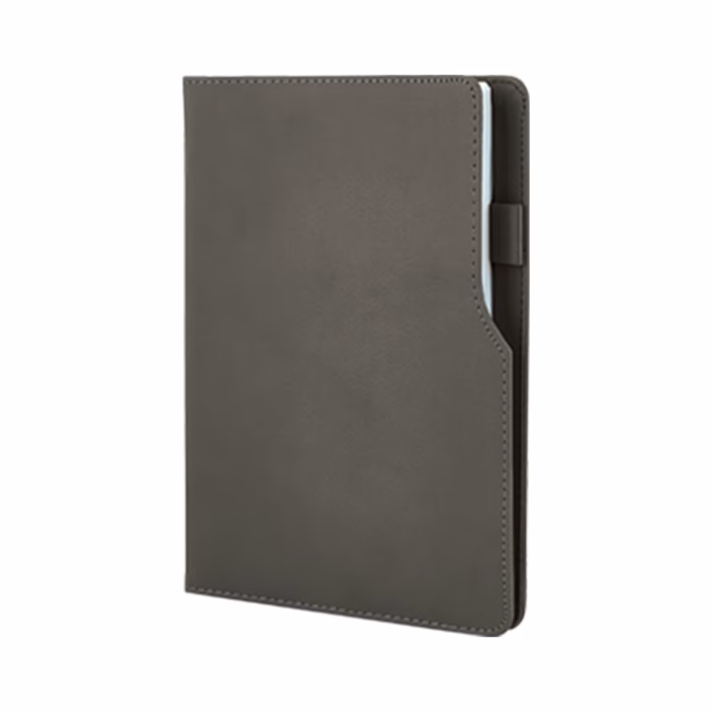 941-HOLMEN 15 x 21 Termo Deri̇ Defter (Holmen Ki̇tap Kağıdı) - Gri-Mat