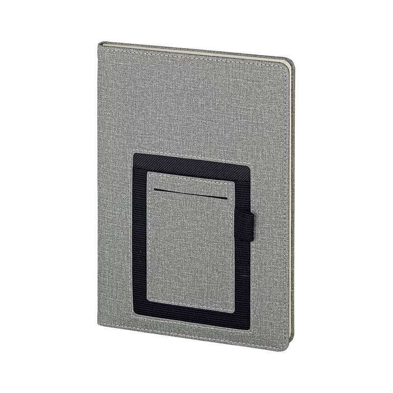 15 x 21 Termo Deri̇ Defter (Ivory Kağıt) - Gri