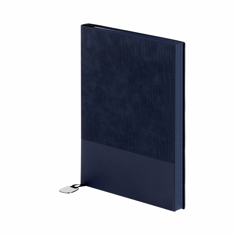 15 x 21 Yumuşak Kapaklı Termo Deri̇ Defter - Mavi