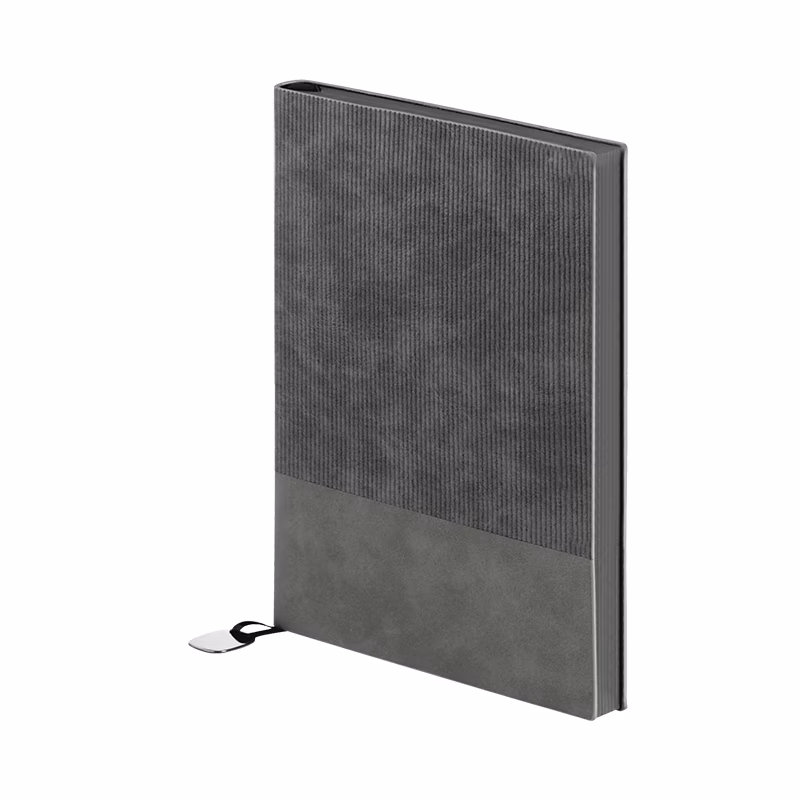 15 x 21 Yumuşak Kapaklı Termo Deri̇ Defter - Gri