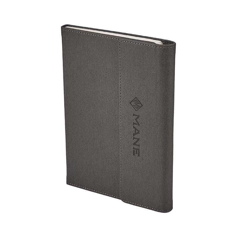 15 x 21 Termo Deri̇ Defter - Gri