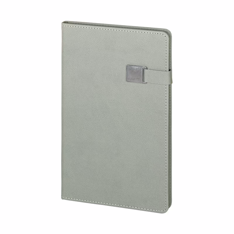 15 x 21 Termo Deri̇ Defter - Gri