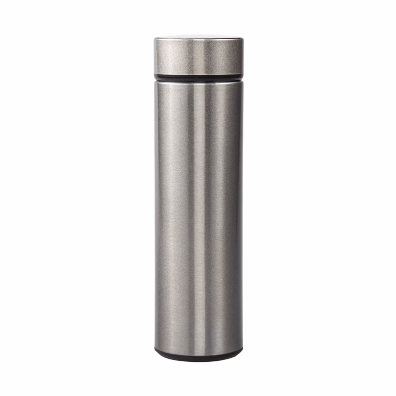 Dijital Süzgeçli Termos / 450 ml - Krom / 450 ML