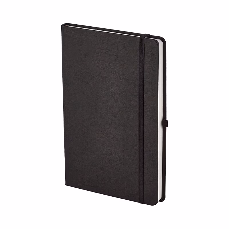 920-EKO 13 x 21 Termo Deri̇ Defter (Holmen Ki̇tap Kağıdı - Siyah
