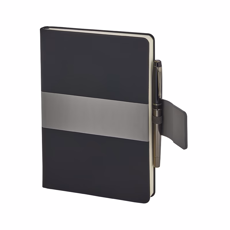 15 x 21 Termo Deri̇ Defter - Siyah