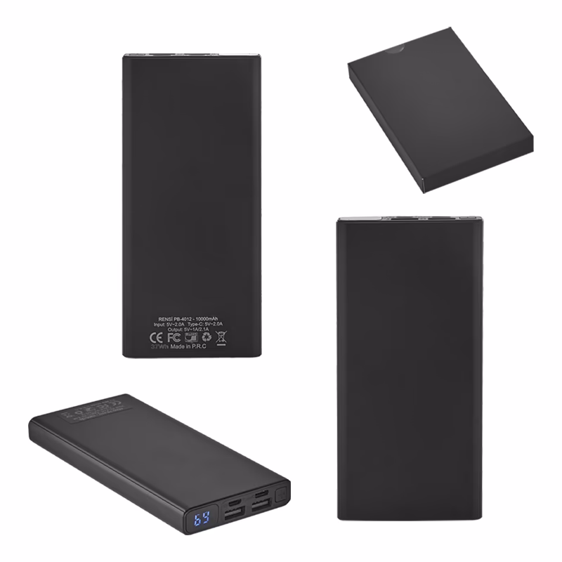 PB-4012 10.000 mAh Powerbank - Siyah